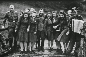 Auschwitz staff having fun during leisure time.